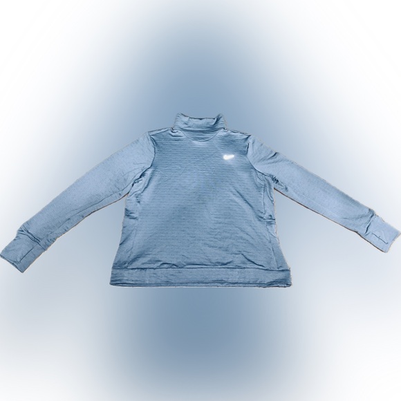 Nike NWT SZ XL gray turtleneck top w/Therma-Fit technology for warmth. Bust 48”+ - Picture 3 of 8